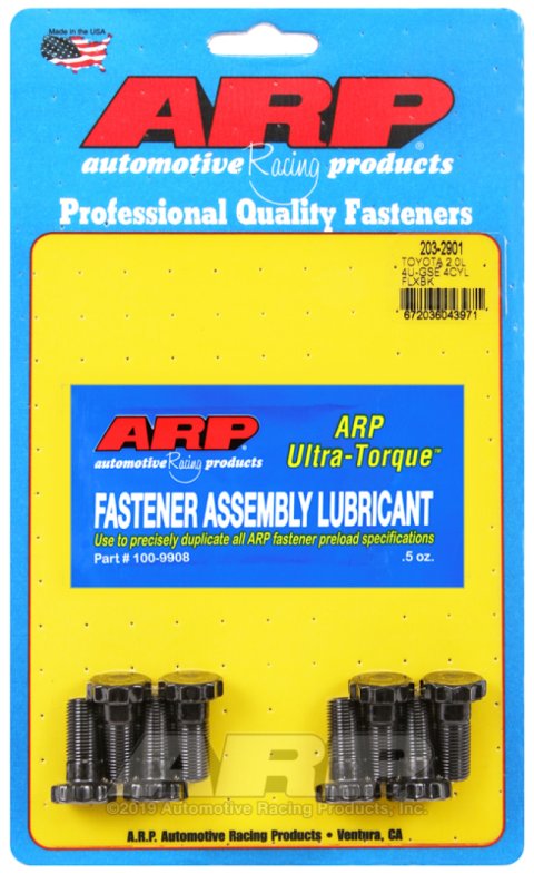 ARP Toyota 2.0L 4U-GSE Flexplate Bolt Kit thumbnail 2