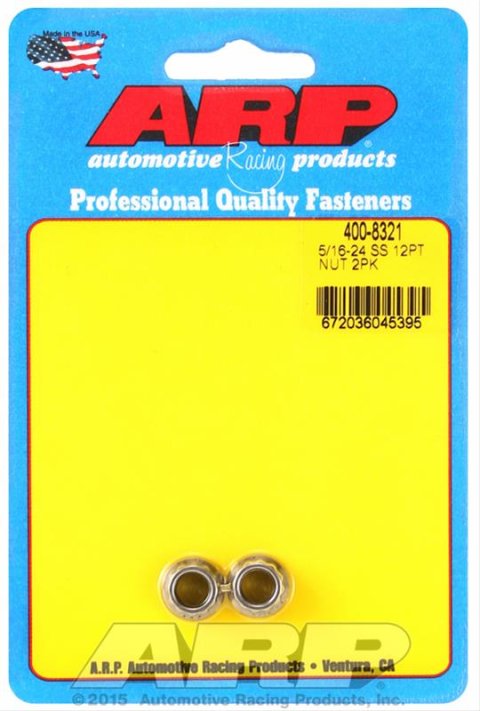 ARP 5/16 x 24 SS 12pt Nut Kit