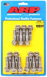 ARP M10 x 1.25 x 48 Stainless Steel 12pt Broached Stud Kit (16/pkg) thumbnail 1