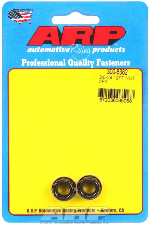 ARP 3/8in-24 / 12pt Nut Kit 2 Pack