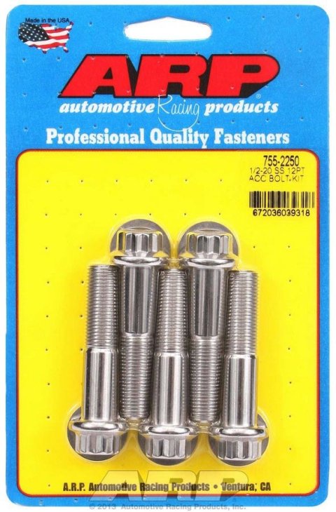 ARP 1/2-20 x 2.250 12pt SS Bolts (5/pkg) thumbnail 5