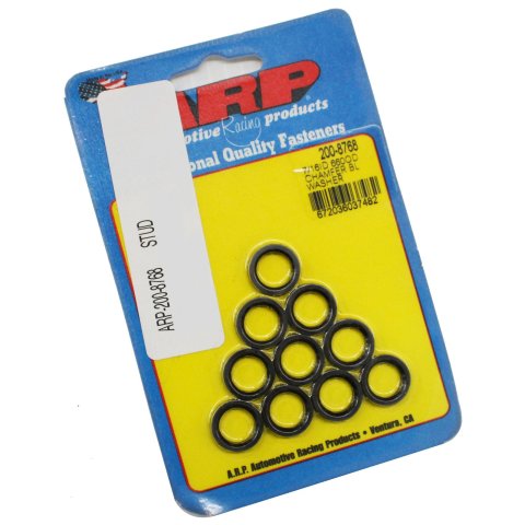 ARP 8740 Chrome Moly 7/16in x .660 x .120 Black Chamfer Washer - 10 Pack