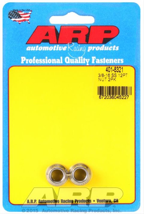 ARP 3/8-16 SS 12pt Nut Kit thumbnail 2