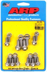 ARP SB Chevy 1-pc SS Hex Oil Pan Gasket Bolt Kit thumbnail 2