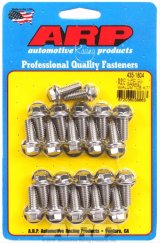 ARP BB Chevy1-pc Oil Pan Gasket w/ Alum Timing Cover Hex Bolt Kit thumbnail 2