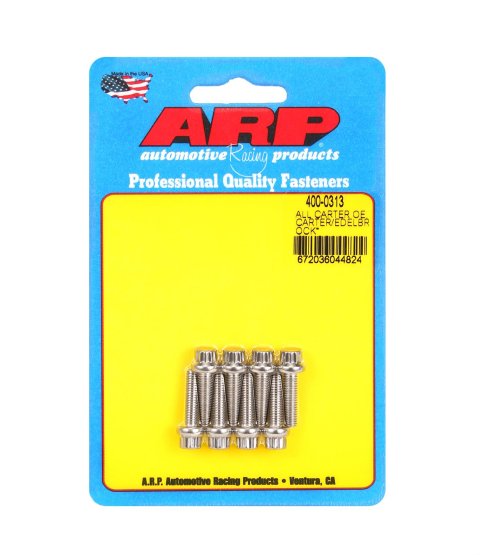 ARP All Carter OE/Carter/Edelbrock (Performer and Thunder Series) Carburetor Bolt Kit thumbnail 1