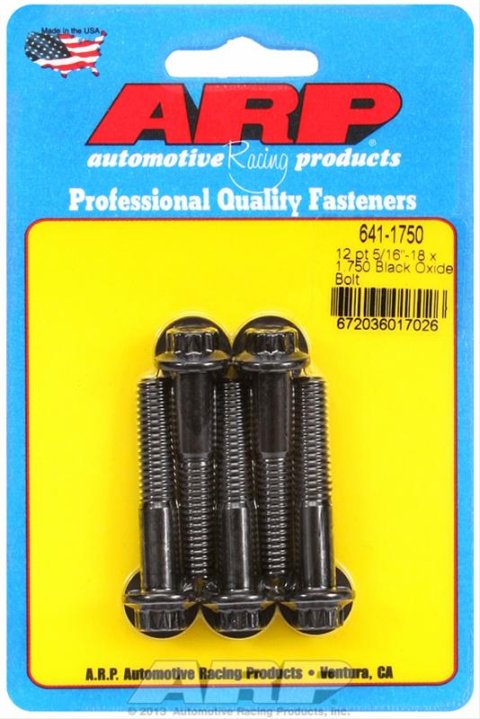 ARP 5/16-18 x 1.750 12pt Black Oxide Bolts (5/pkg) thumbnail 2