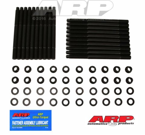 ARP Ford Fontana SVO Block w/Yates Heads 12pt Head Bolt Kit - Black