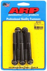 ARP 3/8-16 x 3.000 Hex Black Oxide Bolts (Qty 5) thumbnail 5