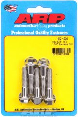 ARP 5/16 in.-18 RH Thread, 1.500 I Hex Head SS 300 Bolts - Set of 5 thumbnail 2