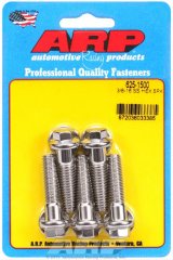 ARP 3/8 in.-16 RH Thread, 1.500 in Hex Head SS 300 Bolts - Set of 5 thumbnail 2