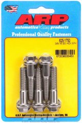 ARP 3/8-16 in. Thread, 1.75 in Hex Head SS Bolts - Set of 5 thumbnail 5