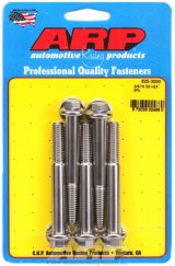 ARP 3/8 in.-16 RH Thread, 3.000 in Hex Head Bolts - Set of 5 thumbnail 2