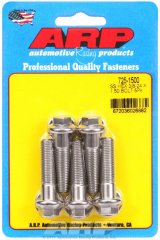 ARP 3/8 in.-24 RH Thread, 1.500 in Hex Head SS 300 Bolts - Set of 5 thumbnail 2