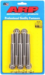 ARP 1/2-13 in. Thread, 4.00 in Stainless Steel 300 Bolts - Set of 5 thumbnail 5