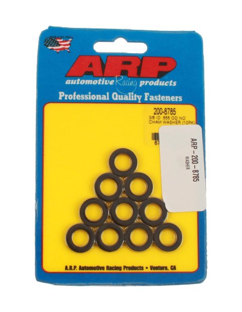 ARP 0.655 in. O.D., 0.375 in. I.D., 0.090 in Special Purpose Washers - Set of 10