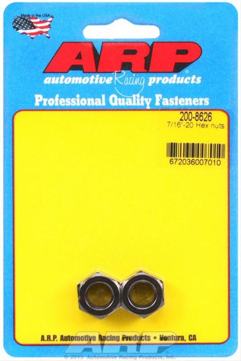ARP 7/16-20 Hex Nut Kit