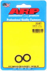 ARP 7/16in ID 5/8in OD Machined Chamfer Black Washer - 2 Pack thumbnail 1