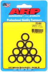 ARP 7/16in ID 5/8in OD Machined Chamfer Black Washer - 10 Pack thumbnail 1