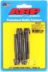 ARP 5/16-24 X 2.500 black 12pt water pump pulley w/ 1.250in fan spacer stud kit thumbnail 3