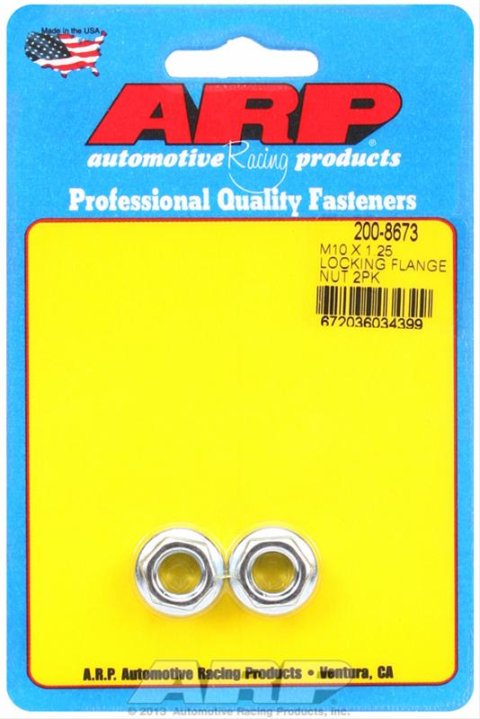 ARP M10 X 1.25 locking flange nut kit
