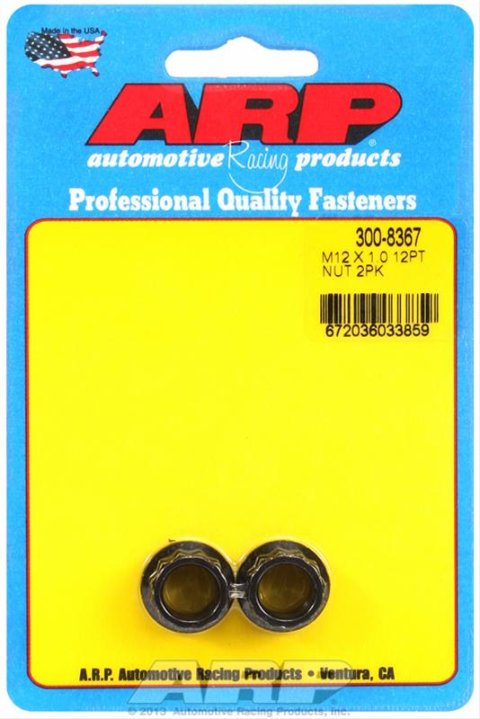 ARP M12 X 1.00 12pt nut kit