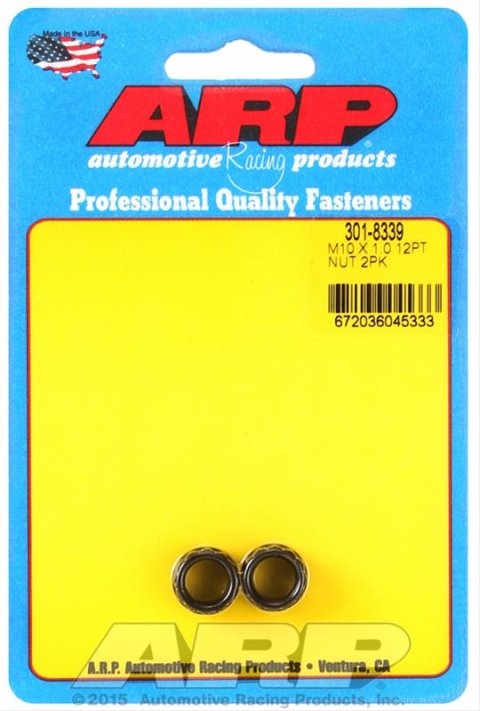 ARP M10 X 1.00 12pt nut kit