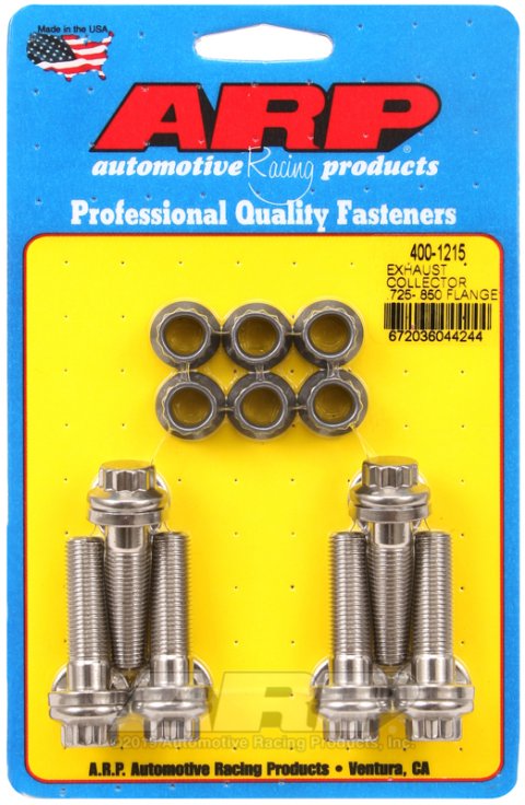 ARP Exhaust collector .725-.850 flange bolt kit thumbnail 3