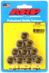 ARP M12 X 1.00 (M14 wr) SS 12pt nut kit thumbnail 1