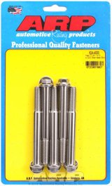 ARP 7/16-14 X 4.000 hex 1/2 wrenching SS bolts thumbnail 2