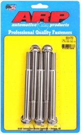 ARP 7/16-14 X 4.750 hex 1/2 wrenching SS bolts thumbnail 2