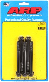 ARP 3/8-16 x 3.750 hex 7/16 wrenching black oxide bolts thumbnail 2