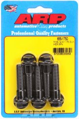 ARP 7/16-14 X 1.750 hex 1/2 wrenching black oxide bolts thumbnail 2