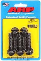 ARP 7/16-14 X 1.750 hex 1/2 wrenching black oxide bolts thumbnail 5
