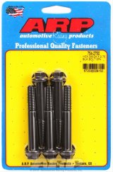 ARP 3/8-24 x 2.750 hex 7/16 wrenching black oxide bolts thumbnail 2