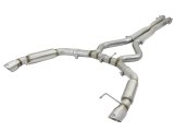 aFe MACH Force XP 3in Aggressive Toned Cat-Back Exhausts w/ Polished Tips 15-17 Ford Mustang V6/V8 thumbnail 1