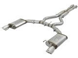 aFe MACH Force XP 3in Sport Tone Cat-Back Exhausts w/ Polished Tips 15-17 Ford Mustang V6/V8 thumbnail 1