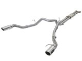 aFe MACH Force XP Exhaust Cat-Back SS-409 2017 Ford F-150 Raptor V6-3.5L (tt) w/ Polished Tips thumbnail 1