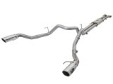 aFe MACH Force XP Exhaust Cat-Back SS-409 2017 Ford F-150 Raptor V6-3.5L (tt) w/ Polished Tips thumbnail 2