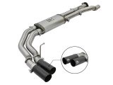 aFe POWER Rebel Series 3in 409 SS Cat Back Exhaust w/ Black Tips 17 Ford F-150 Raptor V6-3.5L thumbnail 1