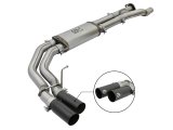 aFe POWER Rebel Series 3in 409 SS Cat Back Exhaust w/ Black Tips 17 Ford F-150 Raptor V6-3.5L thumbnail 2