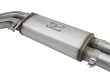 aFe POWER Rebel Series 3in 409 SS Cat Back Exhaust w/ Black Tips 17 Ford F-150 Raptor V6-3.5L thumbnail 6
