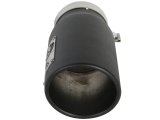 aFe Power Diesel Exhaust Tip Black- 4 in In x 5 out X 12 in Long Bolt On (Right) thumbnail 6