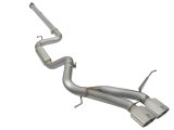 aFe POWER Takeda 3in 304 SS Cat-Back Exhaust w/ Polished Tips 13-17 Ford Focus ST L4-2.0L (t) thumbnail 1