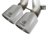 aFe POWER Takeda 3in 304 SS Cat-Back Exhaust w/ Polished Tips 13-17 Ford Focus ST L4-2.0L (t) thumbnail 3