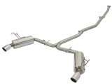 aFe POWER Takeda 16-17 Honda Civic I4-1.5L (t) 2.25-2.5in 304 SS CB Dual-Exit Exhaust Polish Tip thumbnail 2