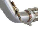 aFe Power Elite Twisted Steel 16-17 Honda Civic I4-1.5L (t) 2.5in Rear Down-Pipe Mid-Pipe thumbnail 8