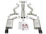 aFe MACH Force XP 3in 304 SS Cat-Back Exhausts w/ Black Tips 15-17 Ford Mustang GT V8-5.0L/V6-3.7L thumbnail 1