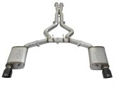 aFe MACH Force XP 3in 304 SS Cat-Back Exhausts w/ Black Tips 15-17 Ford Mustang GT V8-5.0L/V6-3.7L thumbnail 4