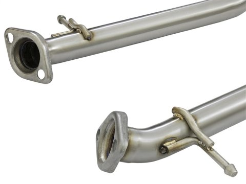 aFe Takeda 16-17 Lexus RC 200T 2.0L (t) 2in. SS Axle-Back Exhaust System w/Polished Blue Tips thumbnail 6